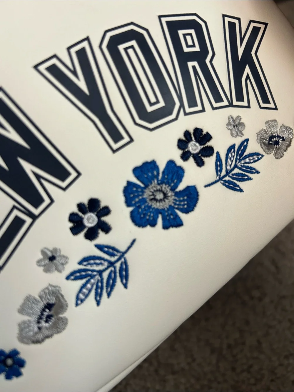 Loungefly New York Yankees Floral Embroidered Mini Backpack